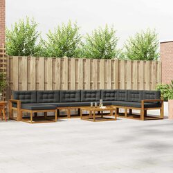 Transform Your Outdoor Space with a 9-Piece Sectional Sofa Set