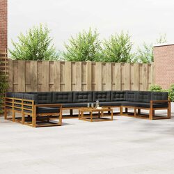 Elevate Your Outdoor Space with 11 Piece Sectional Sofa Set