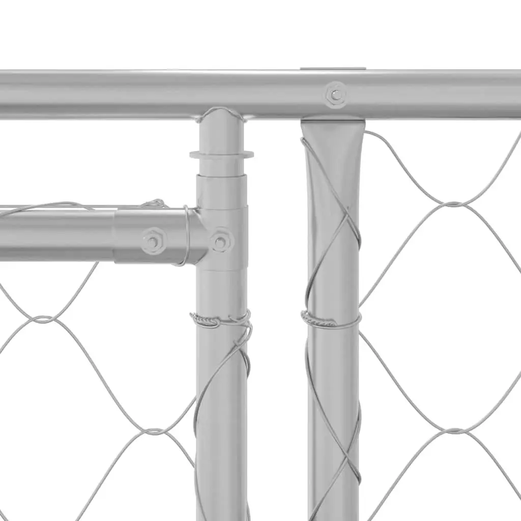 Galvanised Steel Dog Cage for Outdoor Use