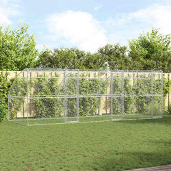 Transform Your Yard with a Silver Dog Kennel 6 x 2 x 2 m