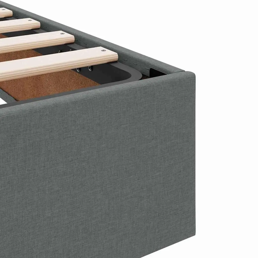 Storage Bed 153x203cm Hydraulic Lift Grey Modern Furniture Frame