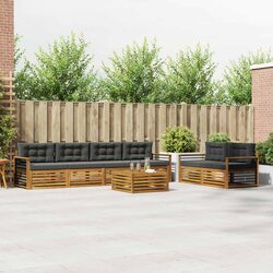 Transform Your Garden with a Stylish 7-Piece Sofa Set