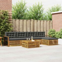 Enhance Your Space with 6-Piece Patio Sofa Set