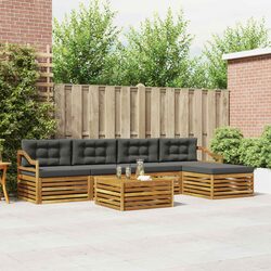 Enhance Your Garden with This 6-Piece Modular Sofa Set