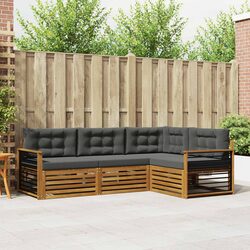 Enhance Your Outdoor Space with 4-Piece Sofa Set