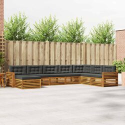 Transform Your Patio with 8 Piece Garden Lounge Set