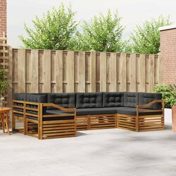 Stylish 6-Piece Garden Sofa Set with Modular Design