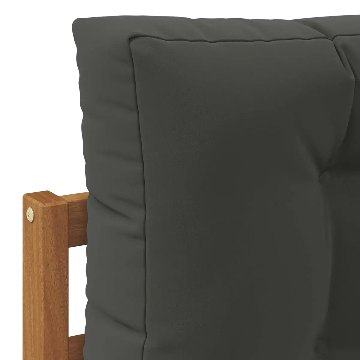 Outdoor Sofa Set 6 Pieces Garden Furniture Natural Anthracite Modular Patio