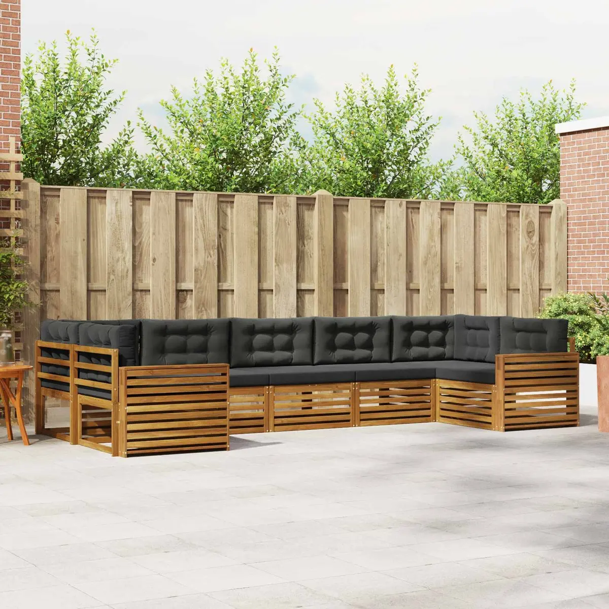 Outdoor Sectional Sofa Set 7 Piece Modular Garden Furniture Patio Lounge