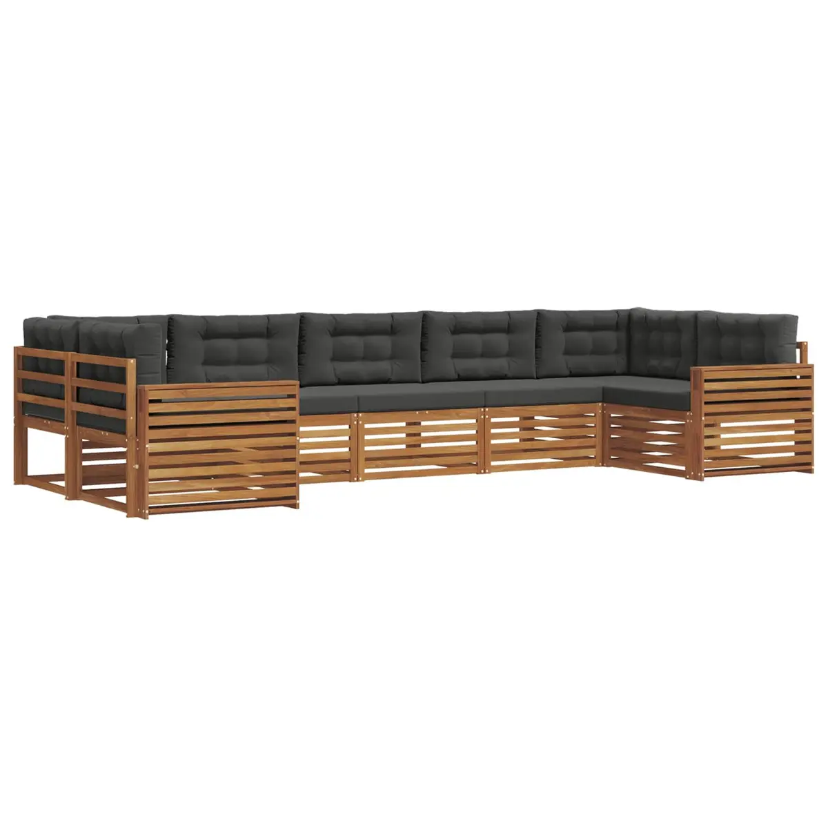 Outdoor Sectional Sofa Set 7 Piece Modular Garden Furniture Patio Lounge