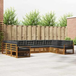 Transform Your Outdoor Space with This 9-Piece Sofa Set