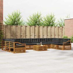 Enhance Your Outdoor Space with 11-Piece Sofa Set