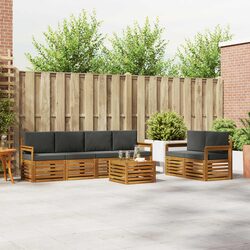 Stylish 7-Piece Sofa Set for Garden & Backyard