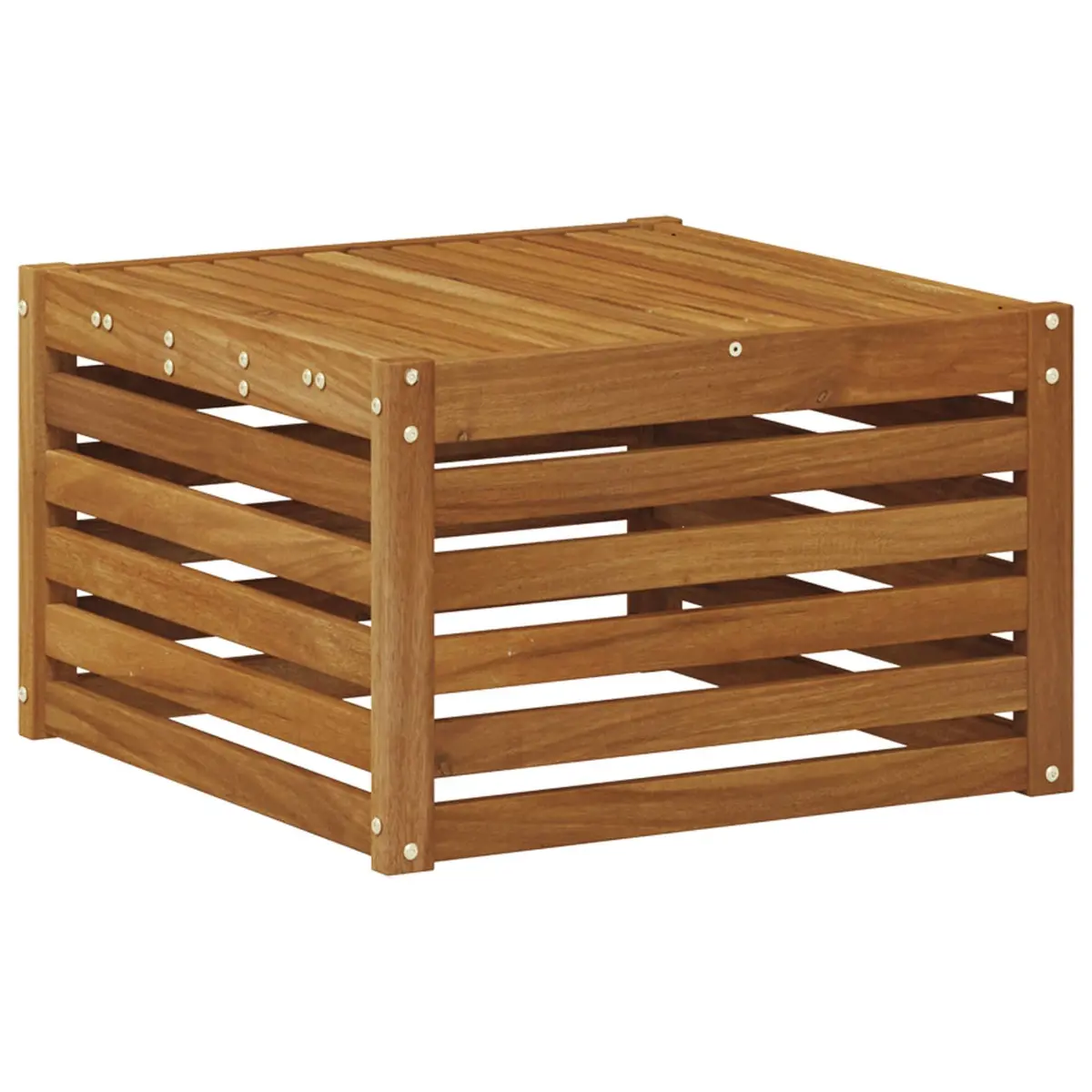 Outdoor Sofa Set 7 pcs Garden Furniture Natural Anthracite Solid Acacia Wood