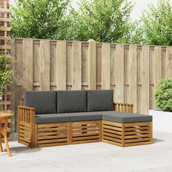 Enhance Your Outdoor Living with 4-Piece Sofa Set