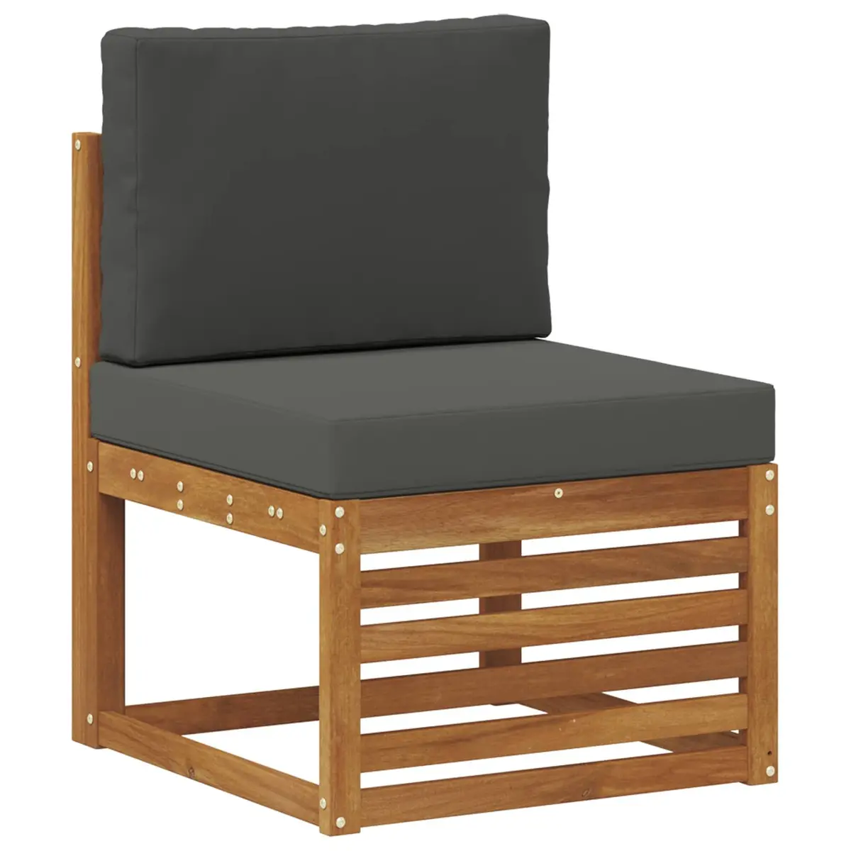 Outdoor Sofa Set Sectional Patio Furniture 5 Piece Modular Natural Anthracite