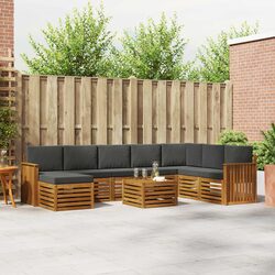 Transform Your Outdoor Space with 9-Piece Sofa Set