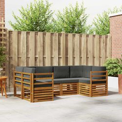 Elevate Your Outdoor Space with 6-Piece Sofa Set