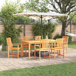 Enhance Your Outdoor Space with a 7pc Acacia Dining Set
