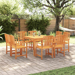 Enhance Your Outdoor Space with a 9-Piece Dining Set
