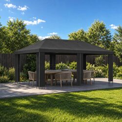 Enhance Your Outdoor Space with 6 x 3 m Anthracite Gazebo