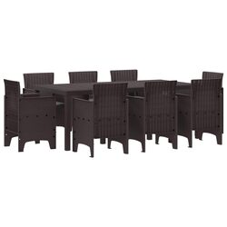 Enhance Your Outdoor Space with This 9 Piece Dining Set
