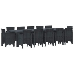 Elegant Outdoor Dining Set 13 Pieces for Stylish Spaces
