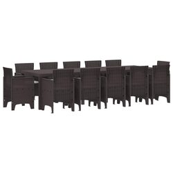 Enhance Your Outdoor Space with 13-Piece Dining Set