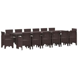 Transform Your Patio with This 15-Piece Dining Set