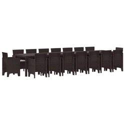 Enhance Your Outdoor Space with This 17-Piece Dining Set