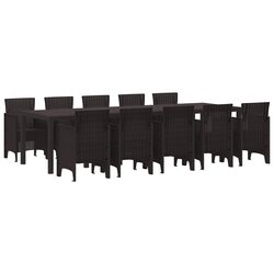 Transform Your Outdoor Space with This Elegant 11-Piece Dining Set
