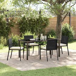 Elevate Your Outdoor Space with a Black 5-Piece Dining Set