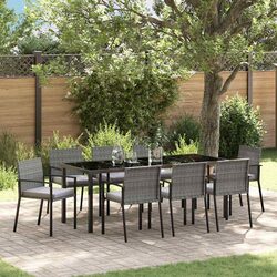Stylish 9-Piece Garden Dining Set for Your Patio