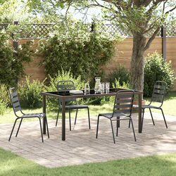 5 Piece Garden Dining Set for Stylish Outdoor Spaces