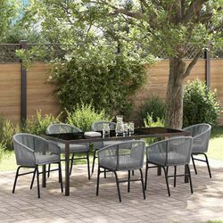 Enhance Your Backyard with This 7 Piece Outdoor Dining Set