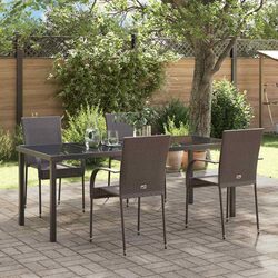 Stylish 5-Piece Outdoor Dining Set for Modern Living