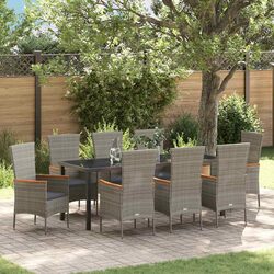 Outdoor 9-Piece Dining Set for Modern Spaces