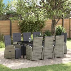 Enhance Your Outdoor Living with 9-Piece Dining Set