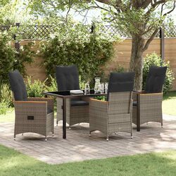 Enhance Your Outdoor Experience with 5-Piece Dining Set