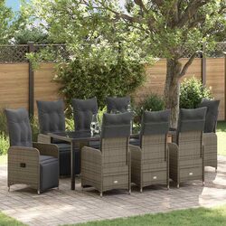 Transform Your Outdoor Space with This 9-Piece Dining Set