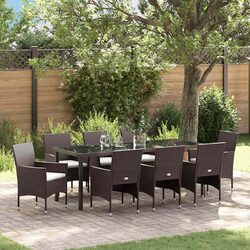 Enhance Your Outdoor Space with This 9-Piece Dining Set