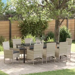 Enhance Your Outdoor Space with This 9 Piece Dining Set