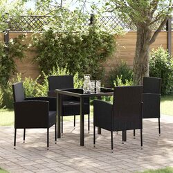 Stylish Outdoor Dining Set for Family Gatherings - 5 Pieces