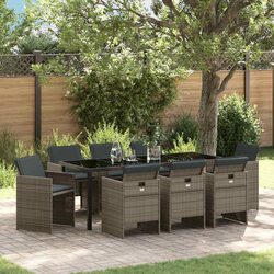 Enhance Your Outdoor Space with 9 Piece Dining Set