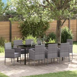 Elevate Your Outdoor Space with 9-Piece Dining Set