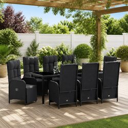 Elevate Your Outdoor Space with 9-Piece Dining Set