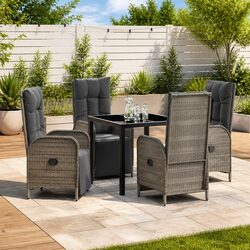 Enhance Your Outdoor Space with 5-Piece Dining Set