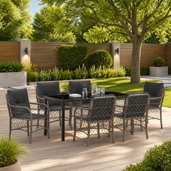 Enhance Your Outdoor Space with this 7-Piece Dining Set