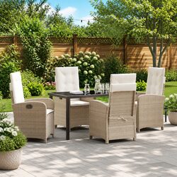 Transform Your Outdoor Space with 5-Piece Dining Set