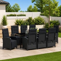 Elevate Your Outdoor Space with a 9-Piece Dining Set